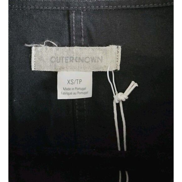 Outerknown STATION Long Sleeve Utility Jumpsuit in Pitch Black Size XS NWT - Picture 3 of 10